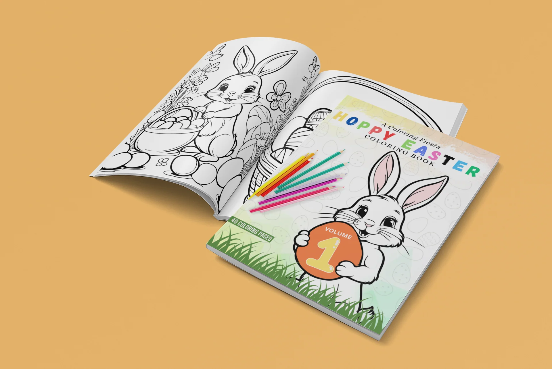 Hoppy Easter – A Coloring Fiesta detail image